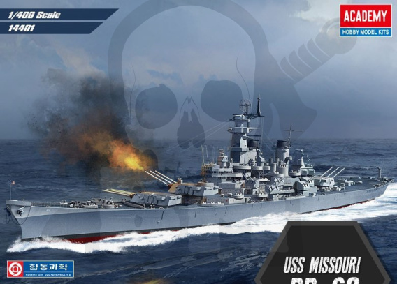 Battle-Models > Academy 14401 BB-63 USS Missouri 1:400